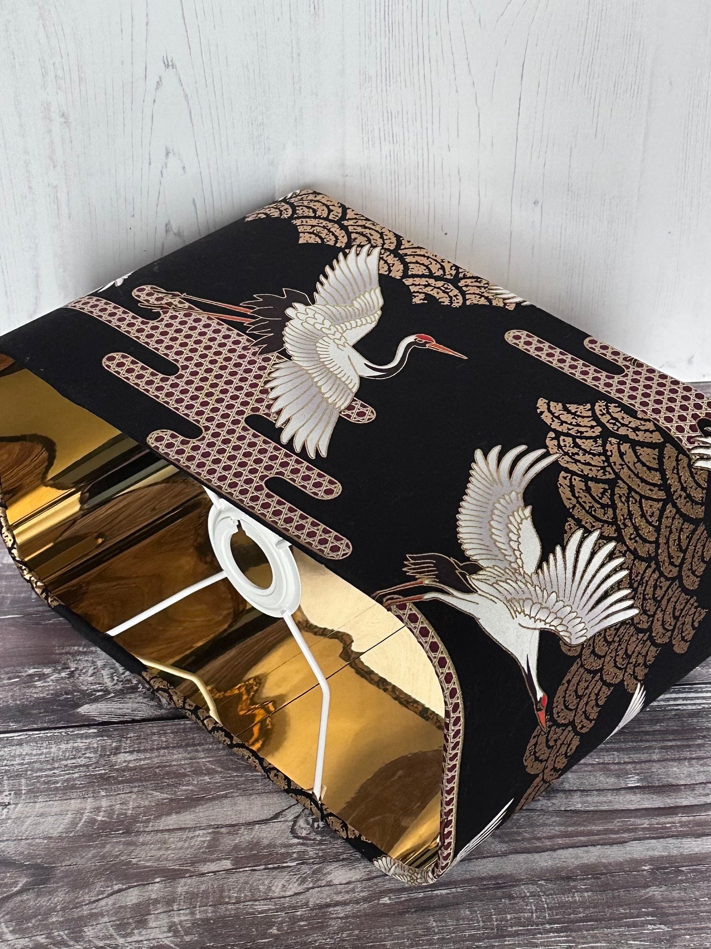 Rectangle Lampshade Flying Cranes
