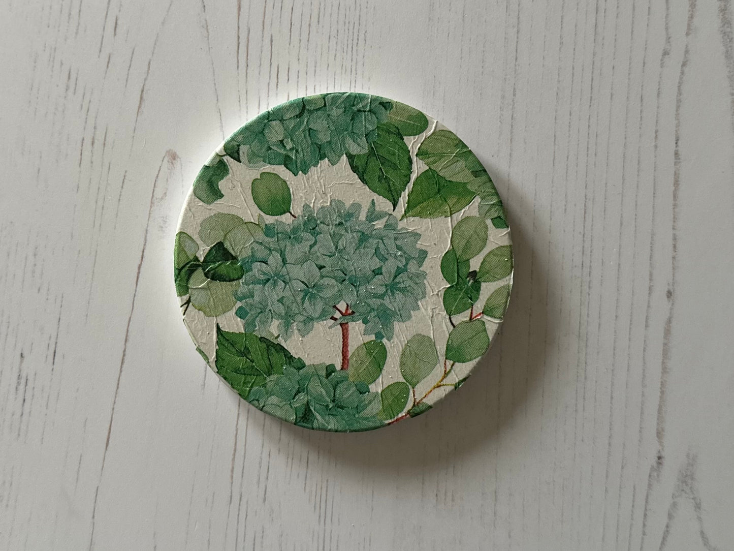 Hydrangea Coaster Green