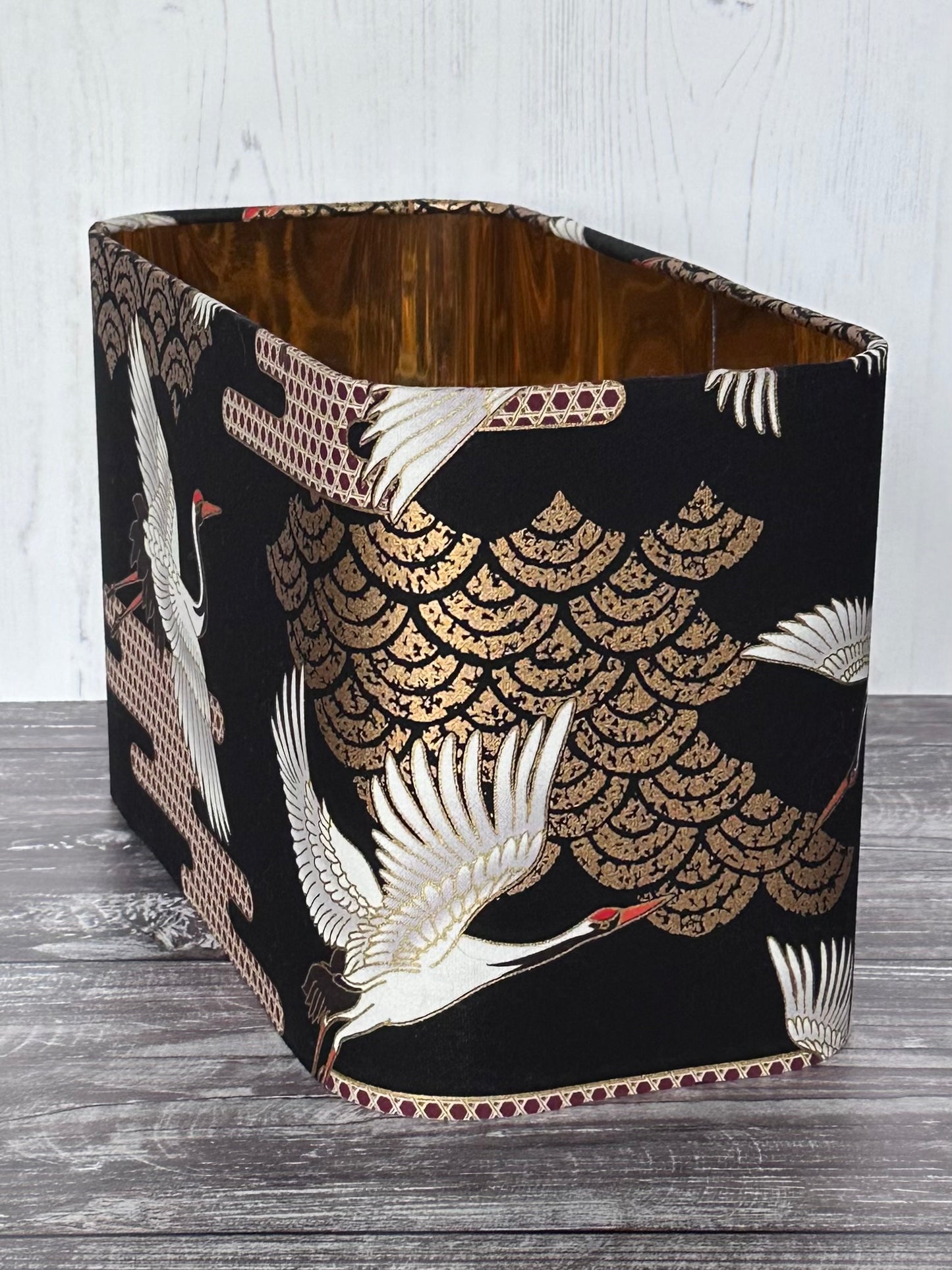 Rectangle Lampshade Flying Cranes