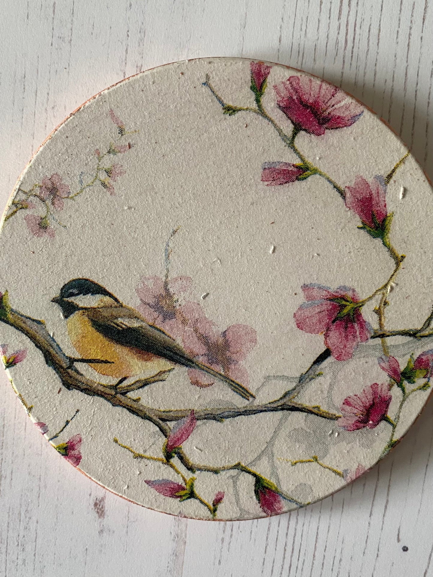 Bird in Blossom Coaster Set