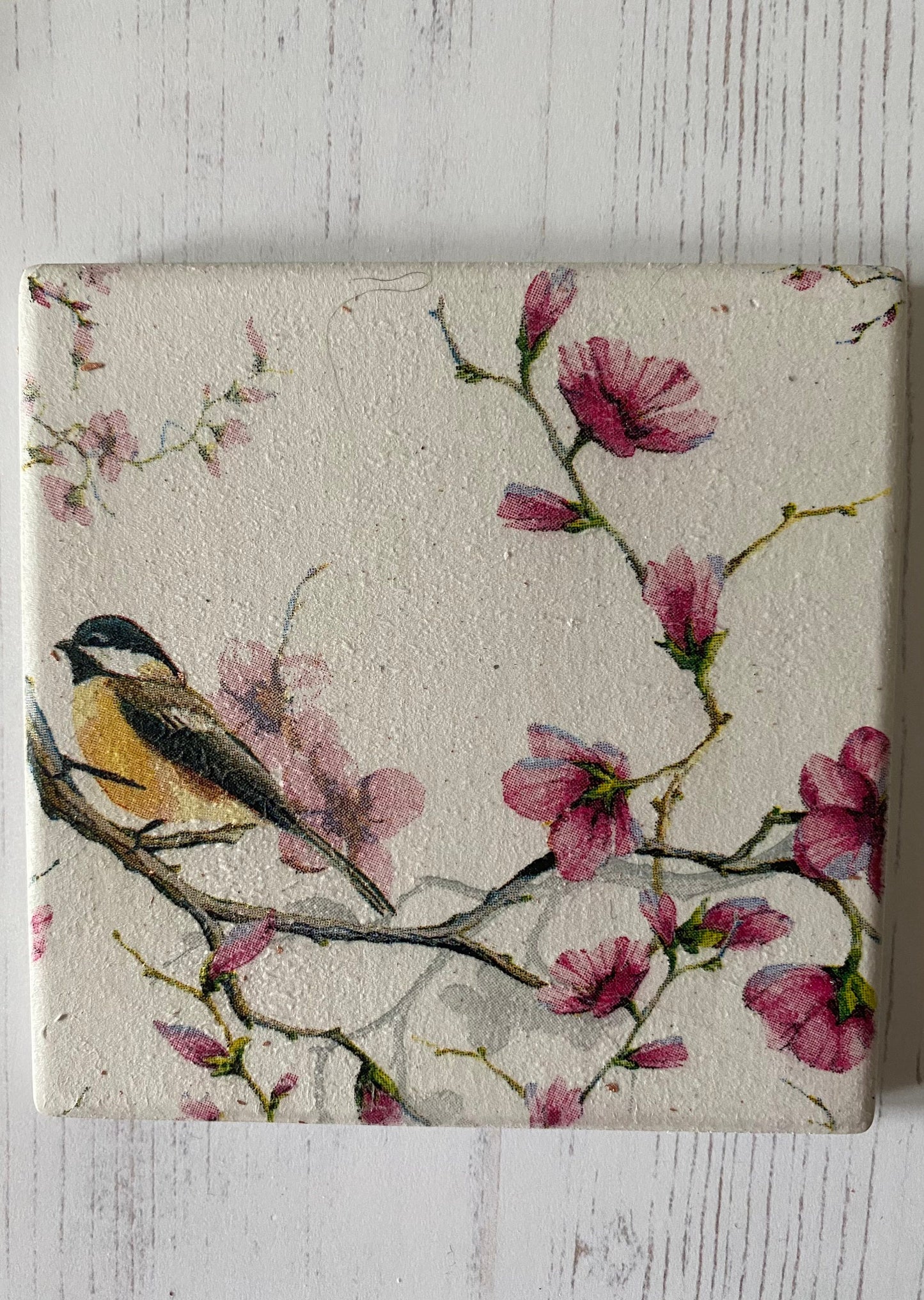 Bird in Blossom Coaster Set