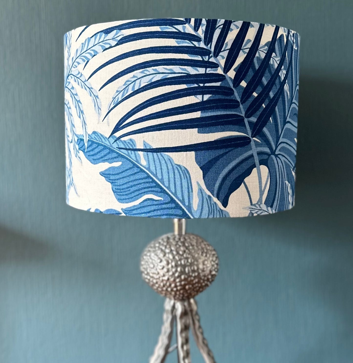 Sanderson Manila Blue/Linen Lampshade