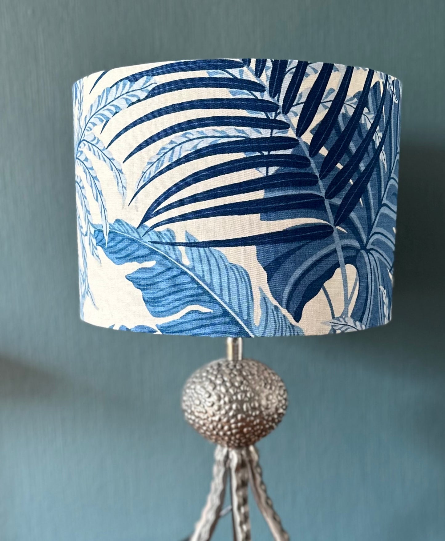 Sanderson Manila Blue/Linen Lampshade