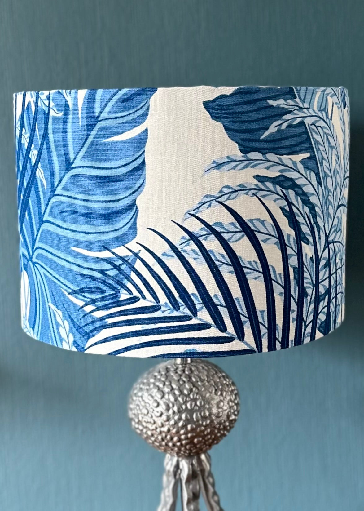 Sanderson Manila Blue/Linen Lampshade