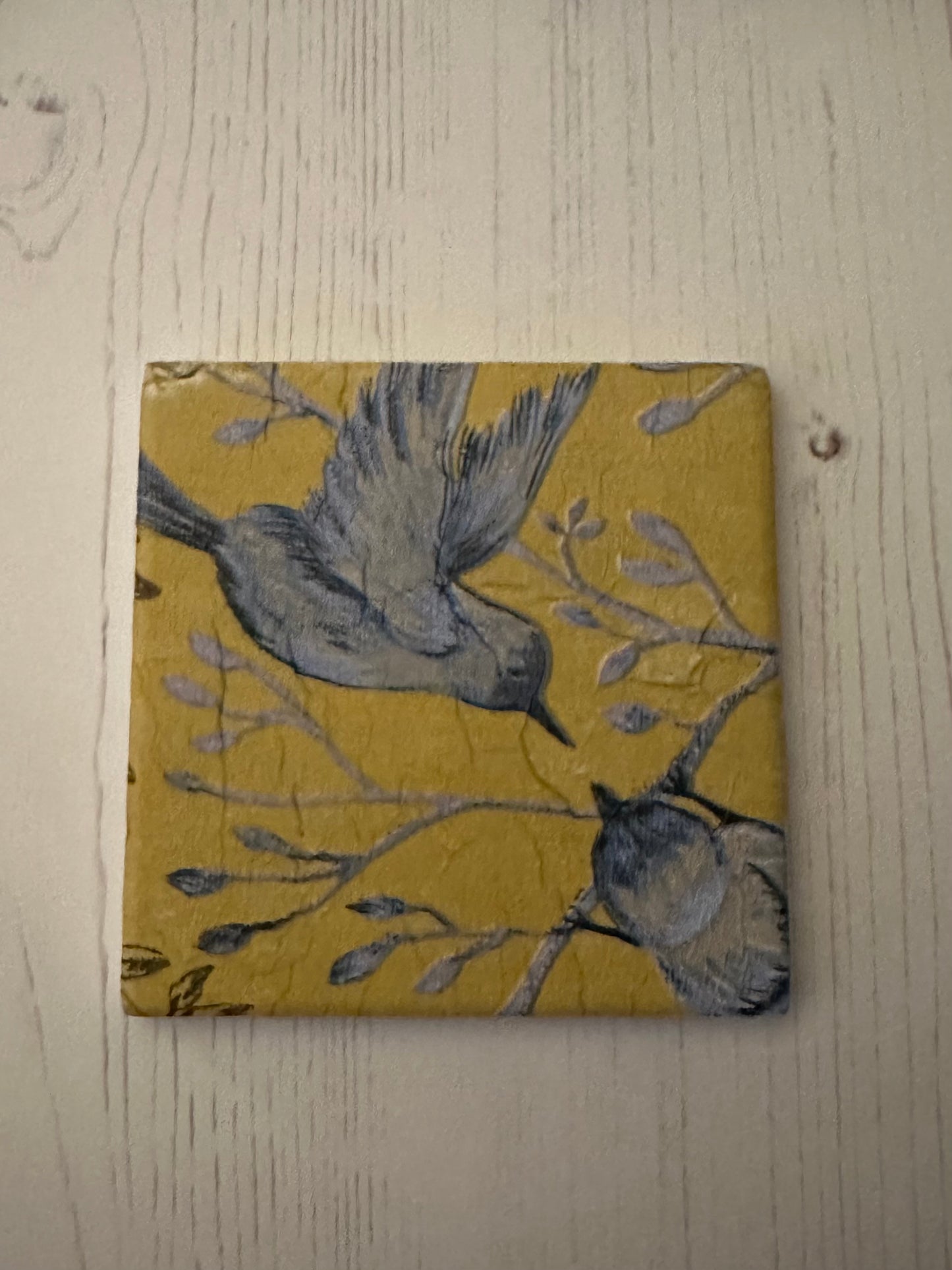 Yellow Bird Coaster Set