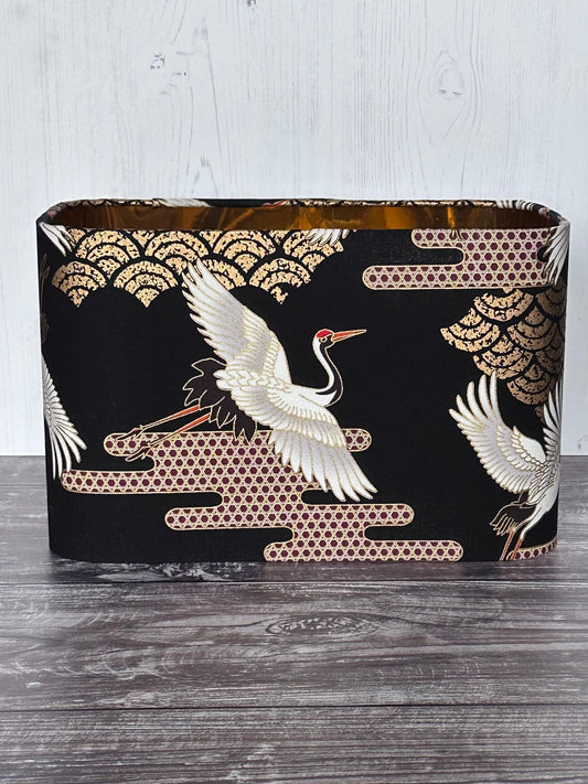 Rectangle Lampshade Flying Cranes