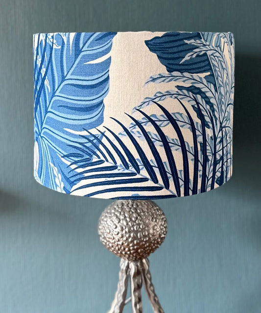 Sanderson Manila Blue/Linen Lampshade