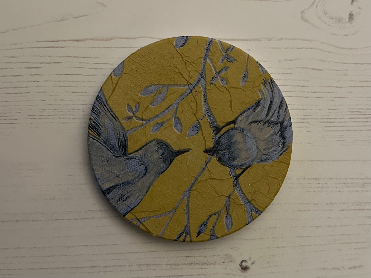 Yellow Bird Coaster Set