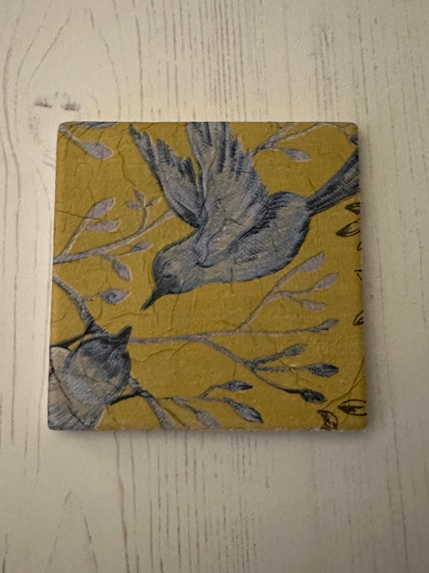 Yellow Bird Coaster Set