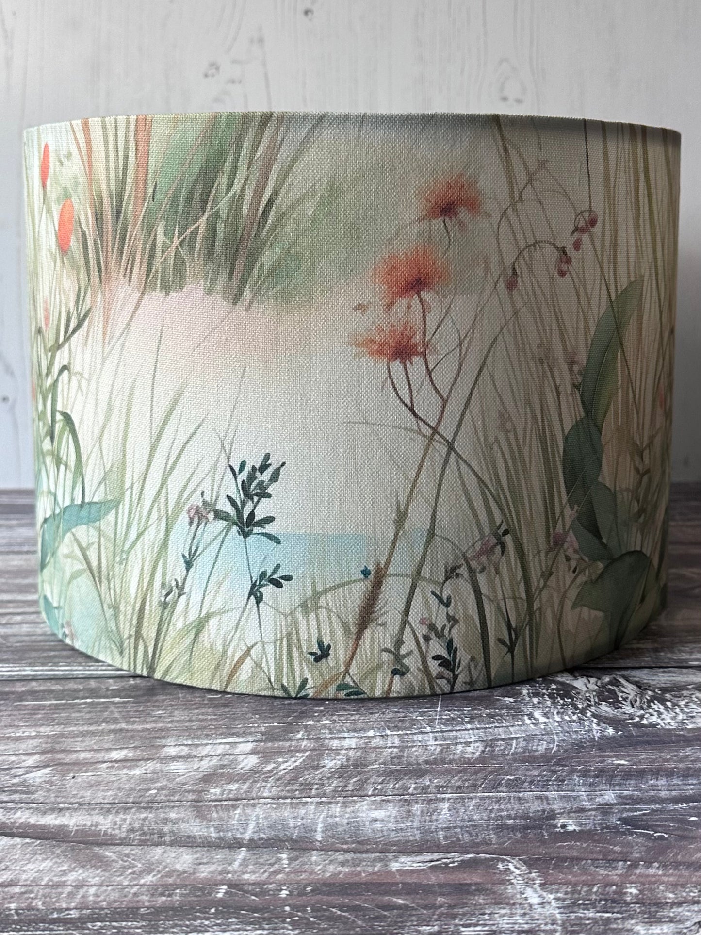 Beach pattern lampshade