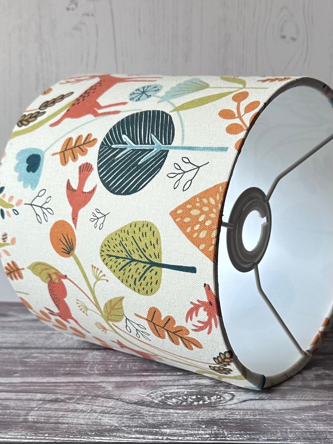 Scandi Woodland Pattern Lampshade