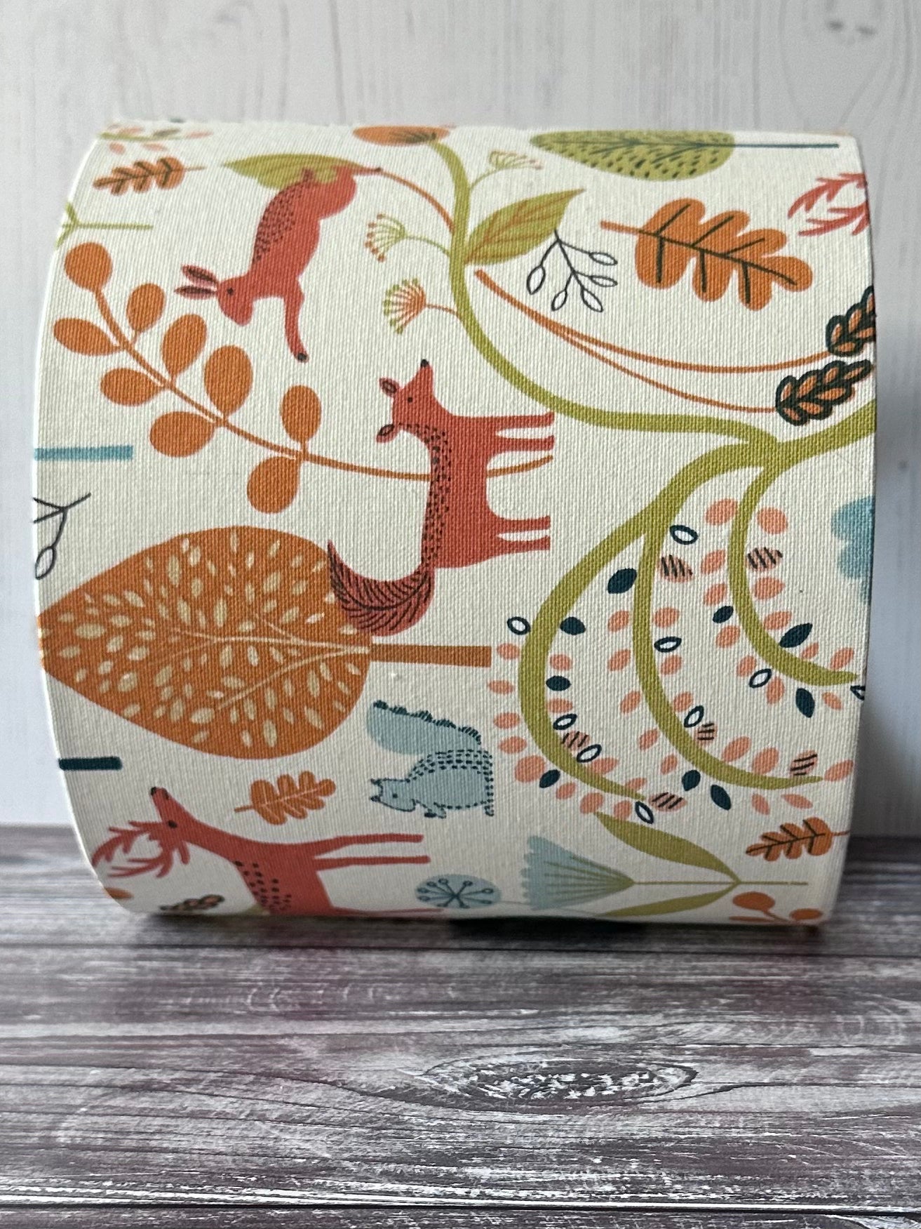 Scandi Woodland Pattern Lampshade