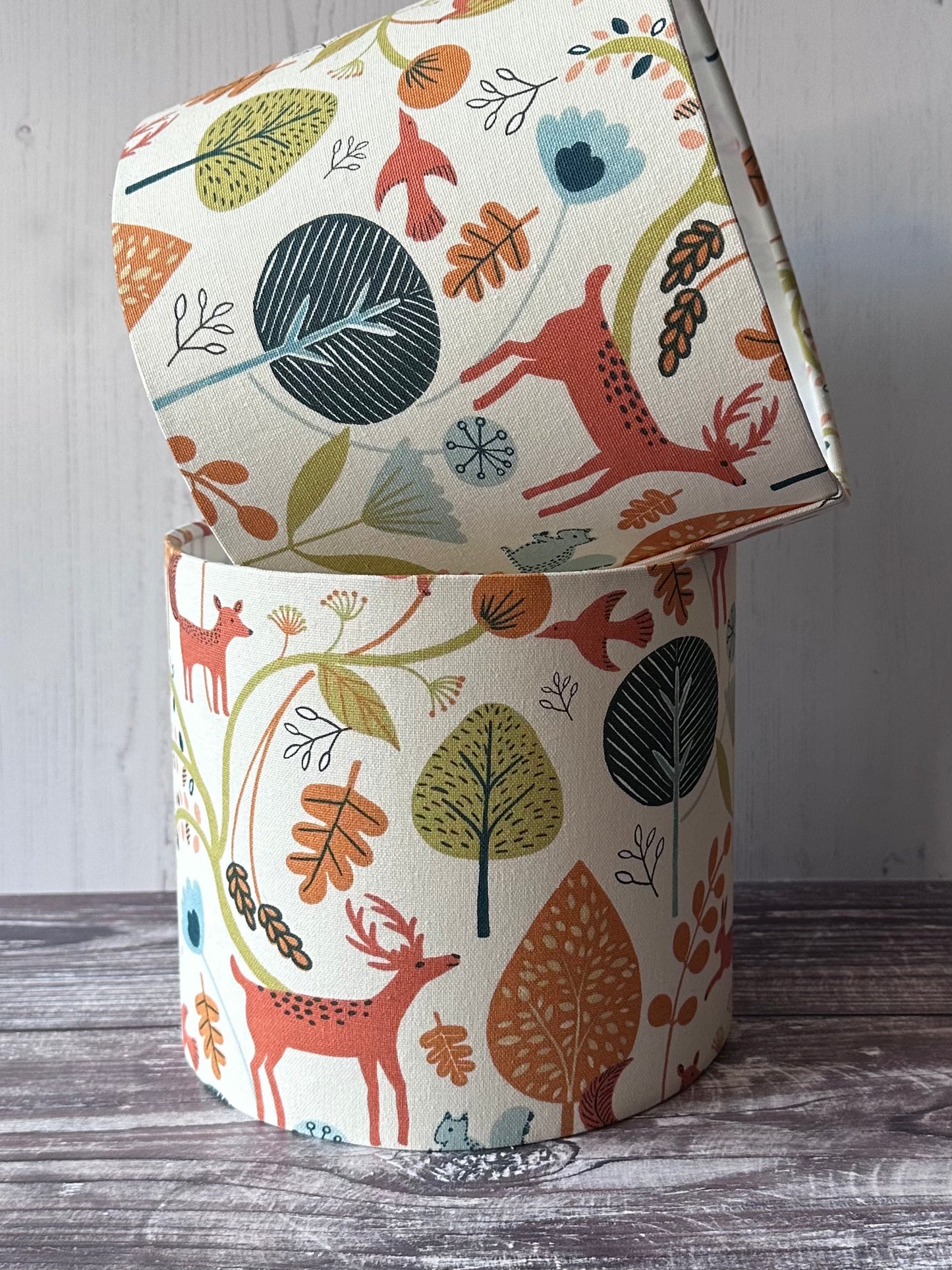 Scandi Woodland Pattern Lampshade