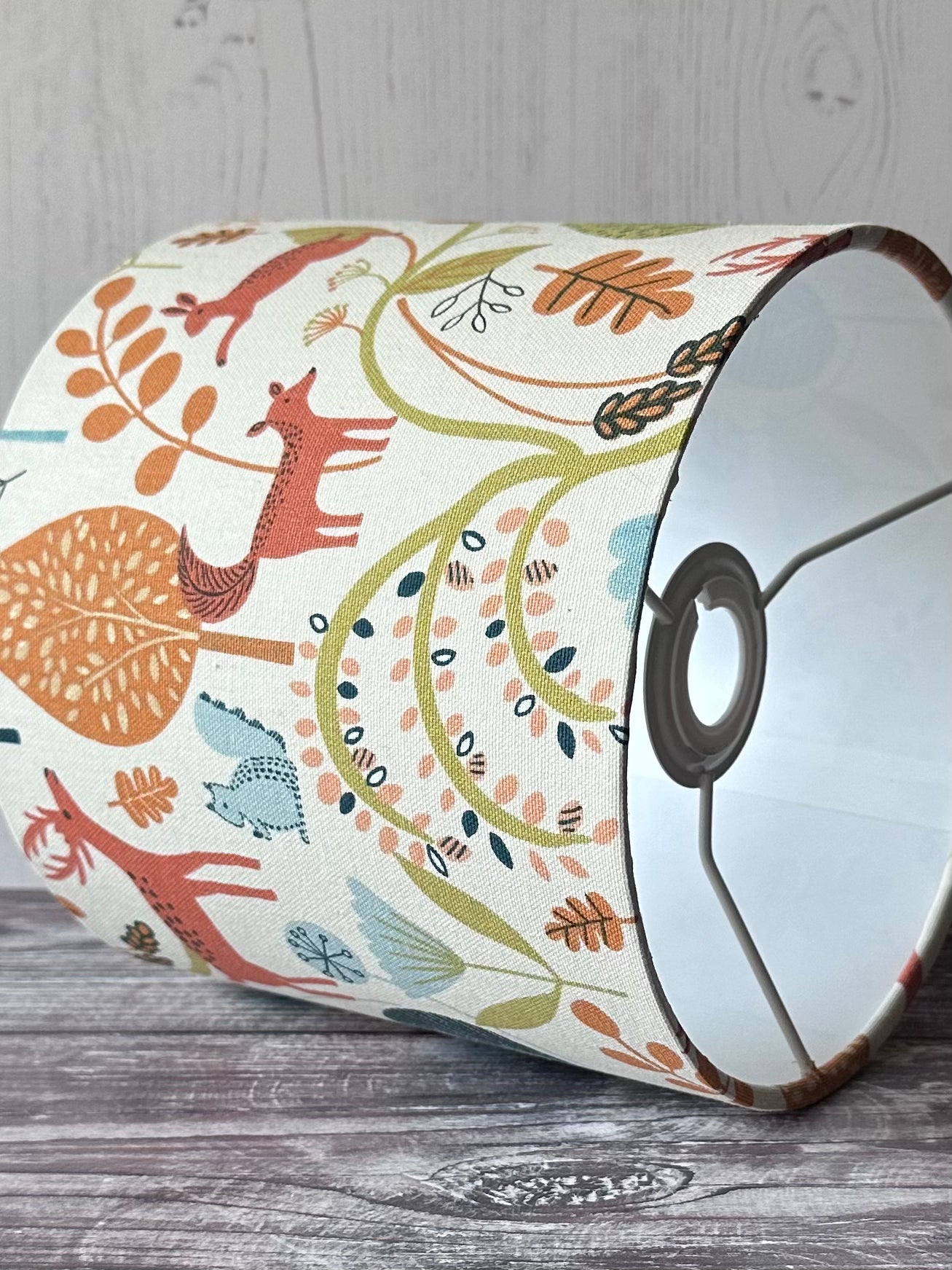 Scandi Woodland Pattern Lampshade