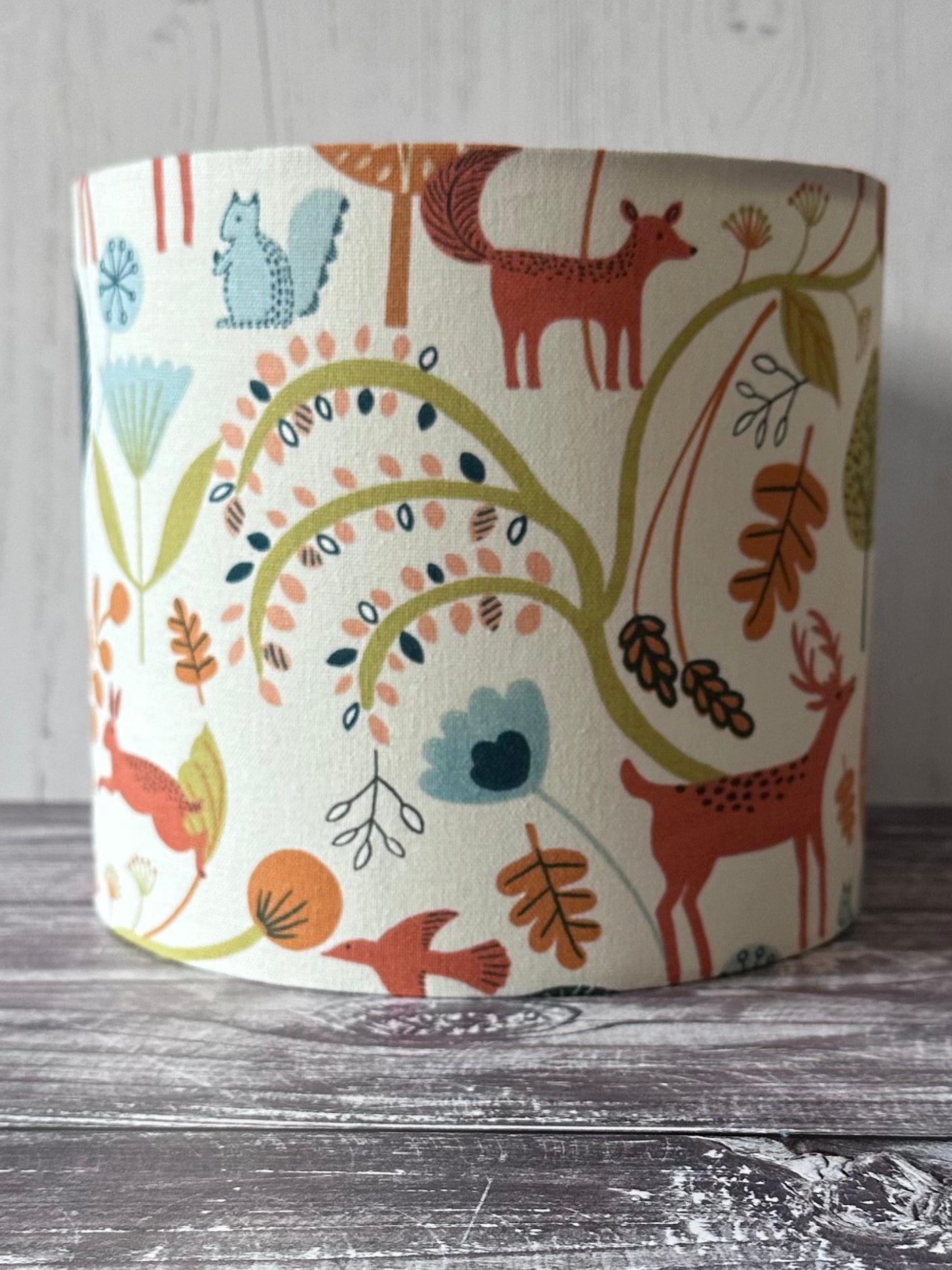 Scandi Woodland Pattern Lampshade