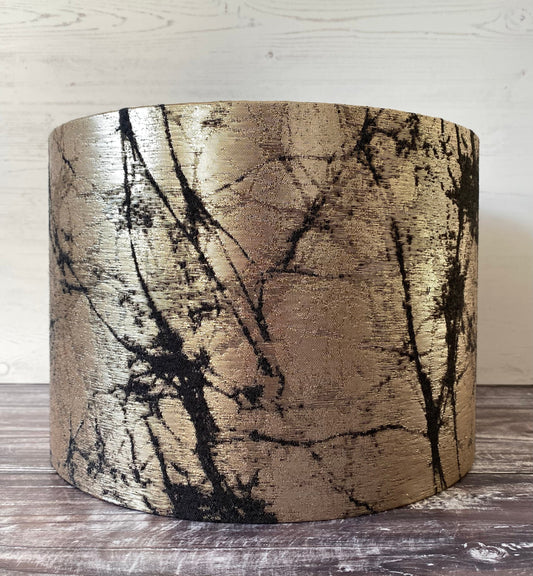 Lava Fabric Lampshade in Charcoal