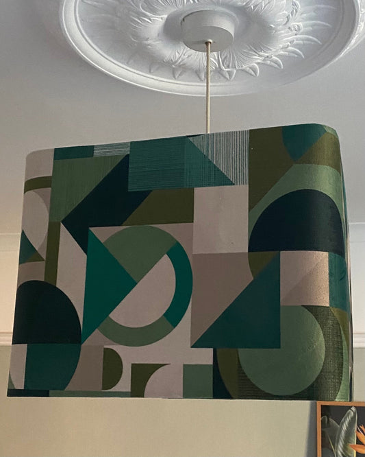 Square Geometric Lampshade