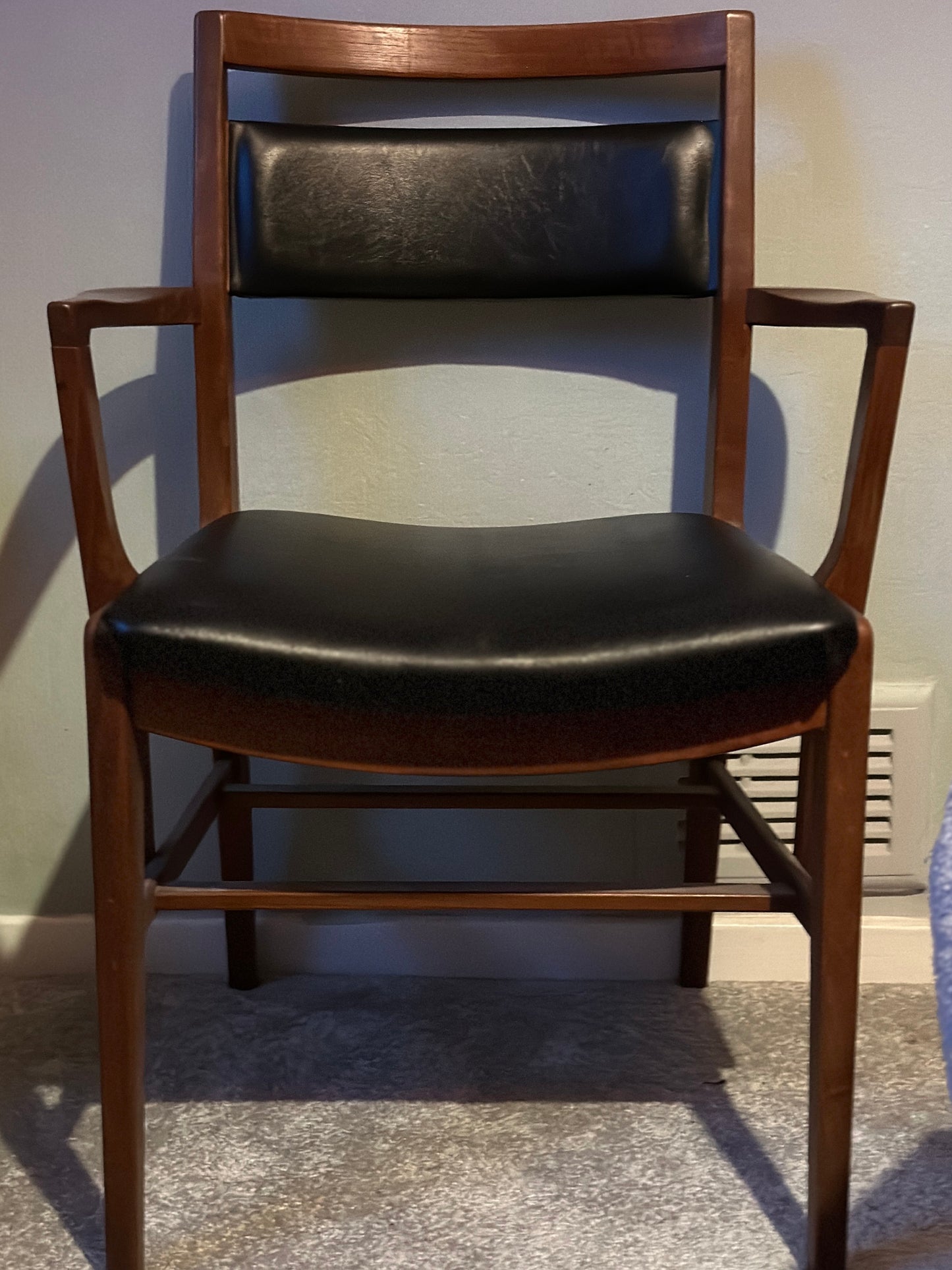 Mid century dinning chair, Vansen dining chair, danish mc chair, MCM chair, mid century arm chair, vintage chair, MC dining chair