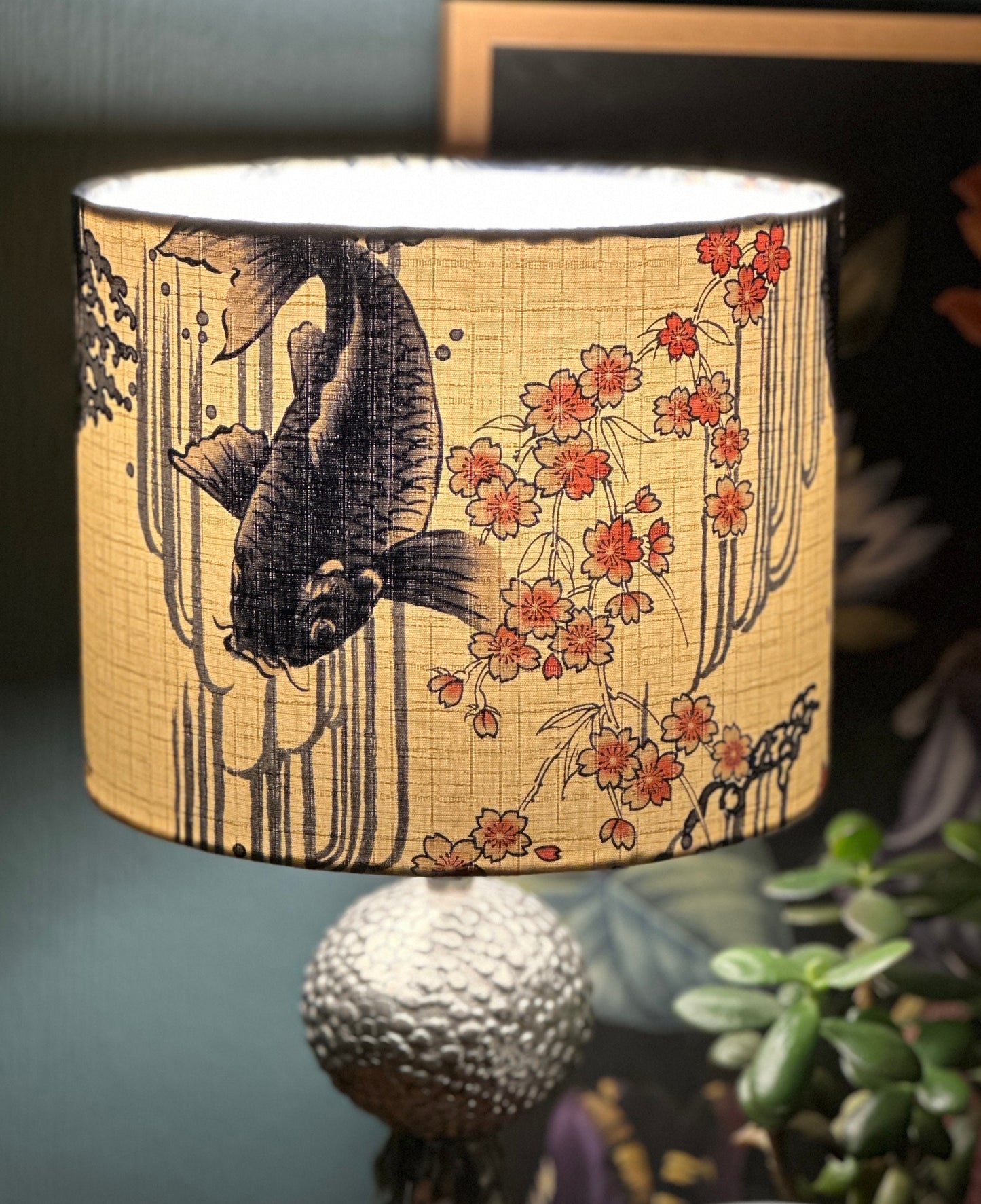 Swimming Koi Karp Lampshade