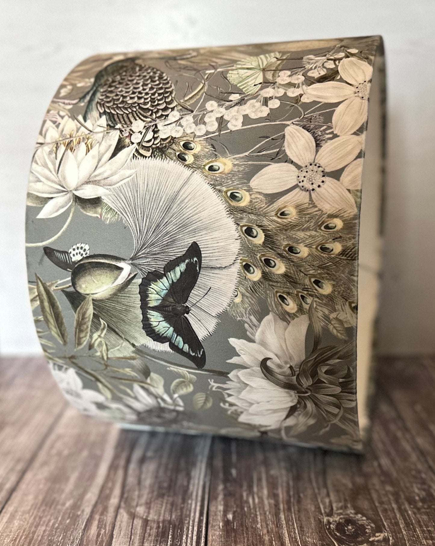 Peacock Pattern Lampshade