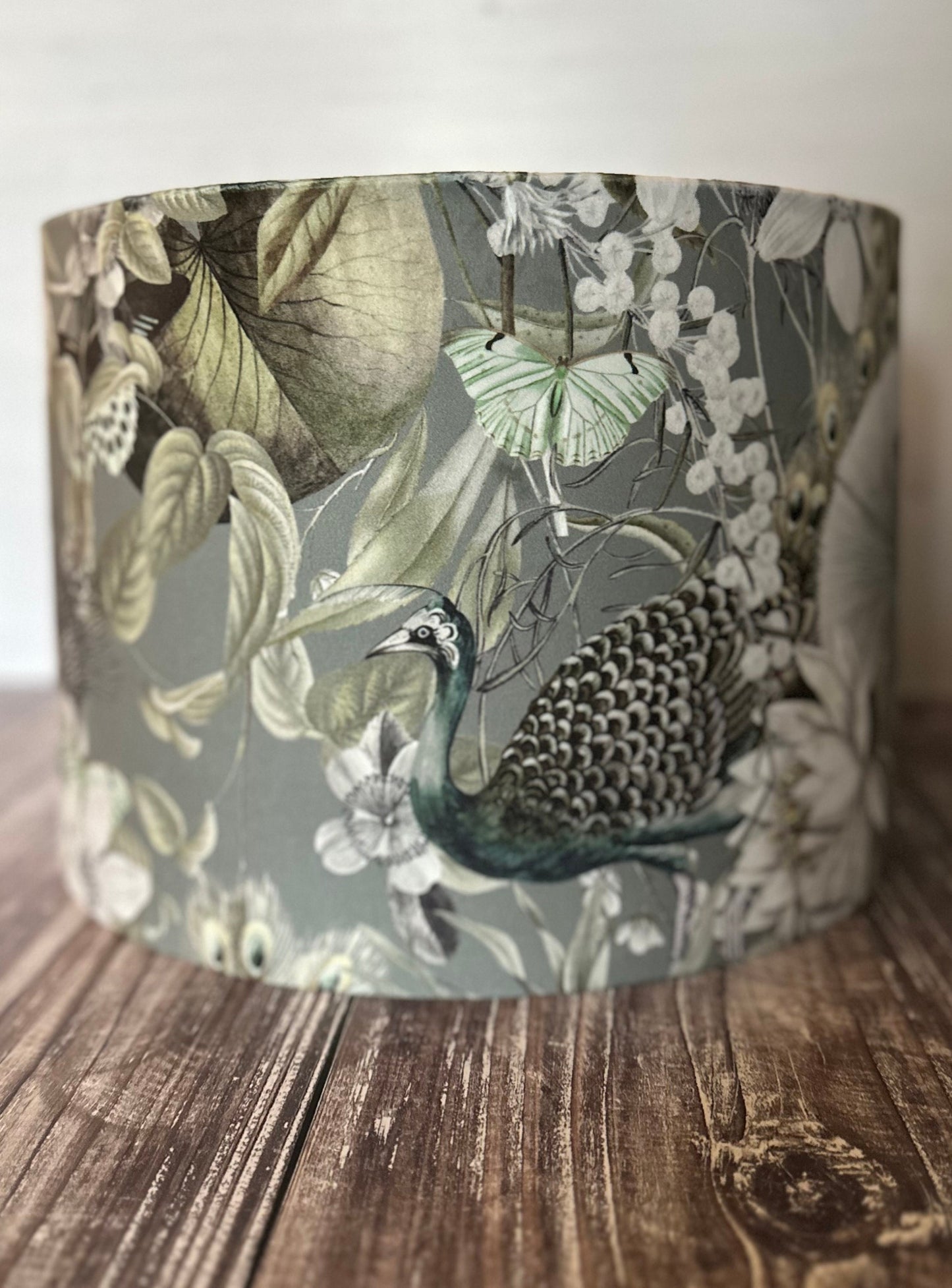 Peacock Pattern Lampshade